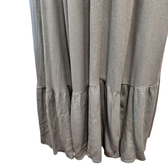 Baltic Born Felicity Smocked Midi Dress Sz S Dusty Sage Spring Summer Boho - Picture 9 of 10